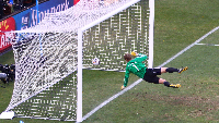 Lampard's shot crossed the line but a goal was not given