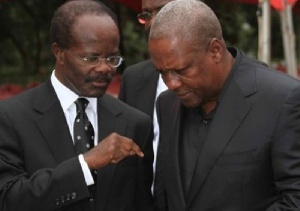 Dr. Papa Kwesi Nduom and President Mahama