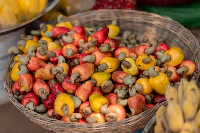 File photo of raw cashew nuts
