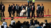 Pope Francis landed in Juba, South Sudan on Friday, February 3, 2023