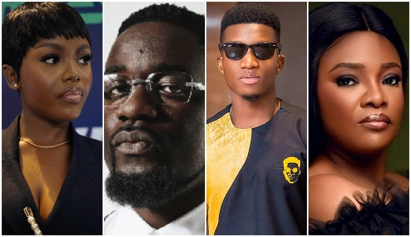 From L to R: Gyakie, Sarkodie, Kofi Kinaata and Ohemaa Mercy