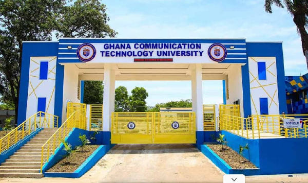 Entrance of Ghana Communication Technology University