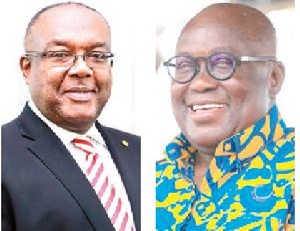 Emmanuel Victor Smith and President Akufo-Addo