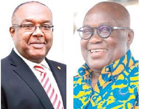 Emmanuel Victor Smith and President Akufo-Addo