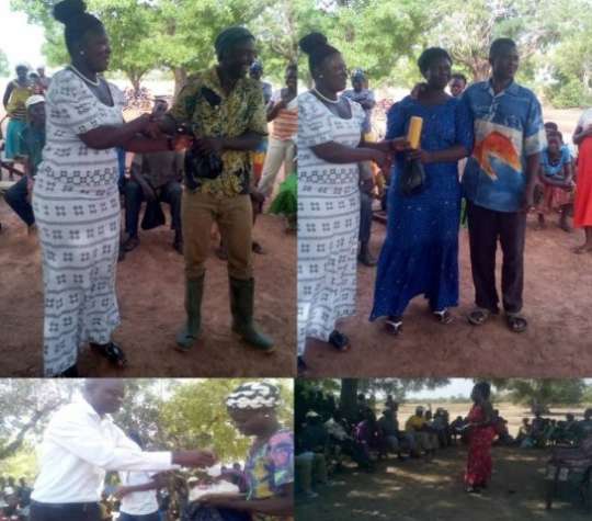 Some mothers who were awarded by Empowering Rural Women and Orphans Initiative (ERWOI)