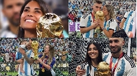 A photogrid of Argentina's World Cup moments