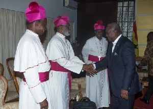 President John Dramani Mahama meets Catholic Bishops