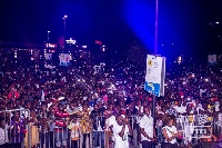 The concert attracted thousands of music lovers