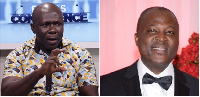 Elvis Darko (L) says Ghanaians should be grateful to Ibrahim Mahama (R) for making his gesture