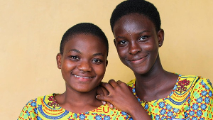 A file photo of two female students