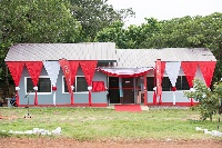 The newly constructed ultra-modern library and ICT centre at La Wireless Cluster of Schools.