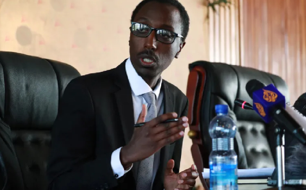 Ethiopia's Foreign Minister Gedion Timothewos