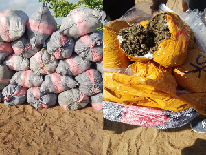 2213 Slabs Of Indian Hemp, River Volta