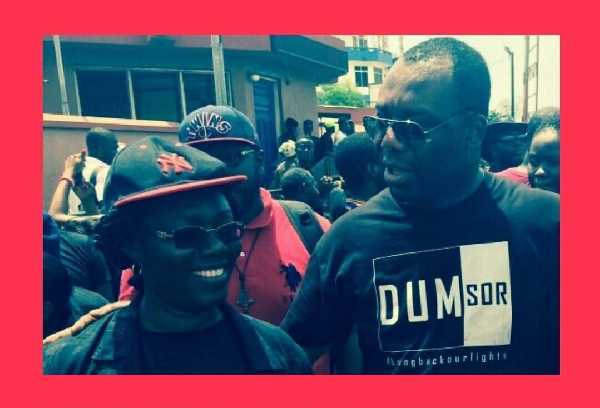 Ursula and Napo, opposition MPs at the time joined the Dumsor Must Stop Demo in Accra