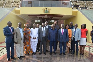 President Akufo-Addo and his new ministers designate