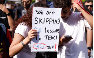 Tunisians joined the protest on Saturday against President Kais Saied and the high cost of living
