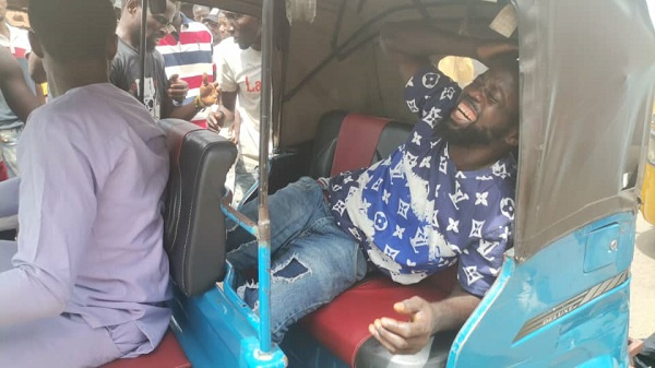 The man who was injured during the youth and police clash at Akwatialine