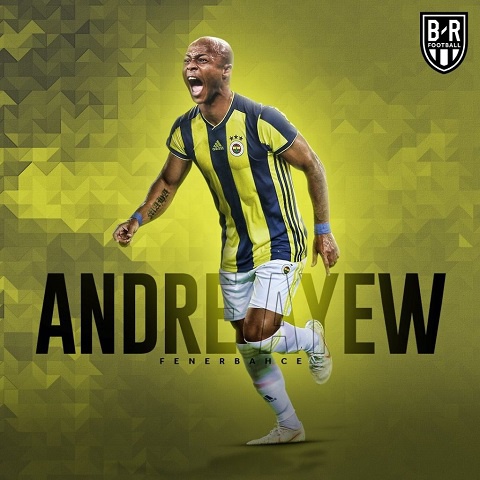 Ayew will sign a year-long loan deal with Fenerbache