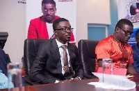 Nana Appiah Mensah (In suit) is the CEO of Menzgold and Zylofon Media