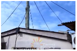 Electricity Pole in the Middle of Room: NADMO orders demolition of house over safety concerns
