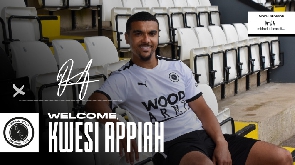 Appiah striker has put pen to paper on a two-year deal and will now ply his trade at Meadow Park