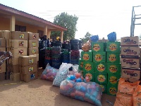 Some of the items donated to the affected victims