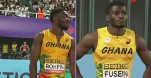 Bokpin (L) and Fuseini (R) are part of Ghana's 4x100 relay team