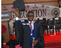 Stephen Bernard Donkor was honoured as the Best Graduating Student in Journalism