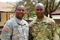 Active Guard Reserve Sgt. 1st Class Solomon Mensah, a member of Medical Readiness Training Exercise