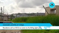 Residents at the Weija SCC community are complaining leaning dangerously towards groundwater
