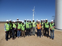 The 15-member delegation of Ghanaian engineers with energy experts in South Africa