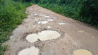 File photo of the poor road