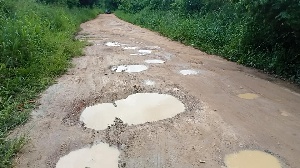 File photo of the poor road