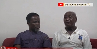Kuuku Dadzie (right) speaking to Dan Kwaku Yeboah