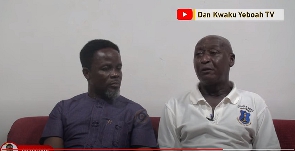 Kuuku Dadzie (right) speaking to Dan Kwaku Yeboah