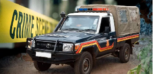 A policeman was injured after the suspect allegedly stabbed him during the confrontation
