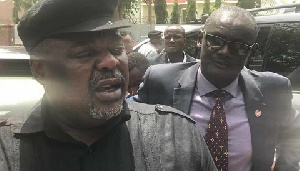 The Police want to know if Koku Anyidoho has some hidden weapons in his home