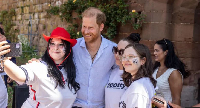 Prince Harry visits festival supporting bereaved military children and young people