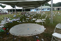 The state of the Presec pitch after the Bonfire event