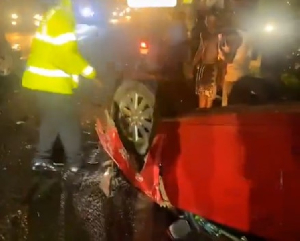 A Toyota Corolla was involved in the accident