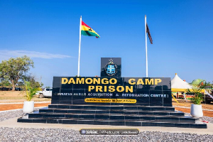 An insignia at the newly-built Damongo Prison Camp by the Church of Pentecost