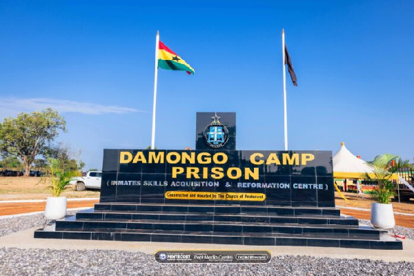 An insignia at the newly-built Damongo Prison Camp by the Church of Pentecost