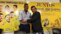 Kevin-Prince Boateng after sealing the deal with Las Palmas