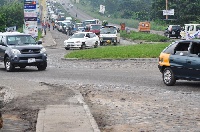 The 4 roundabouts have over the years caused gridlock and accidents on the Kumasi-Ejisu road