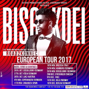Bisa Kdei will be thrilling his fans in the diaspora