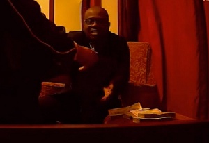 Kwesi Nyantakyi was filmed taking thousands of dollars of cash and putting them into a bag