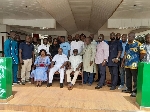 Members of the GaDangme caucus and Accra Regional Executive Committee in a group picture