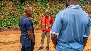 Prestea Huni-Valley MCE, Dr Mathew Ayeh on your left