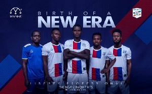 Players of Liberty Professionals  in their new kit