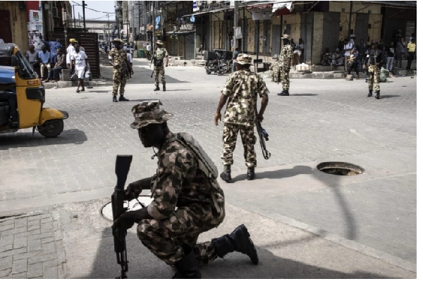 The troops were responding to communal clashes when the attack happened